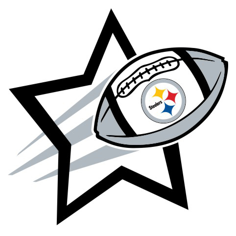 Pittsburgh Steelers Football Goal Star logo vinyl decal